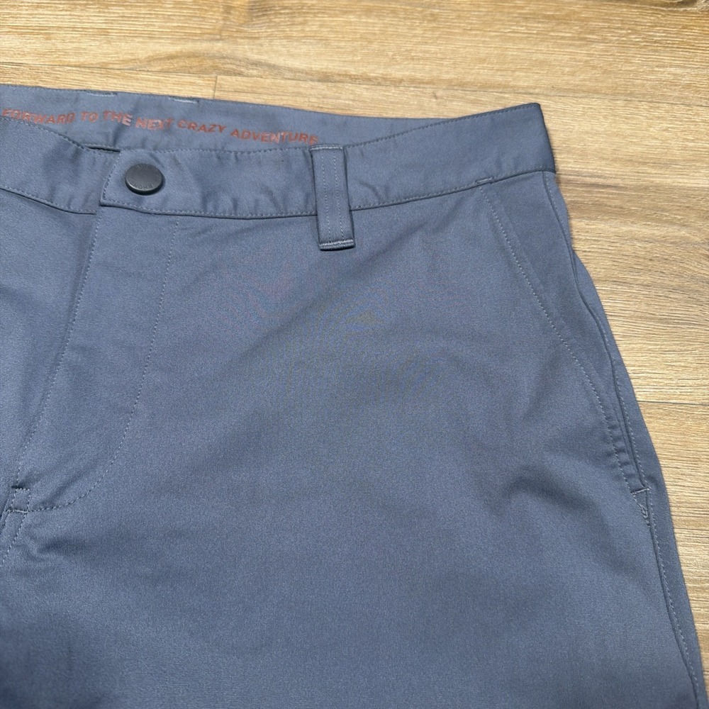 Rhone Men's Size 33 X 6" Inseam Commuter Short Flex Knit Gray Stretch - Picture 3 of 10